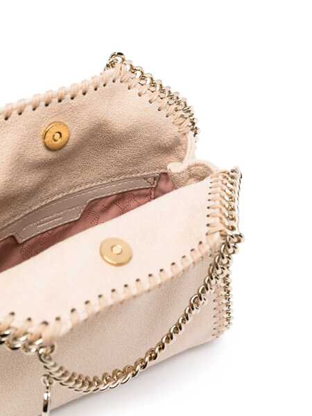 Genti de umar Stella McCartney Falabella Beige Crossbody Bag With Chain Shoulder Strap In Eco-Leather Woman Beige Femei (BM 17546655) 5