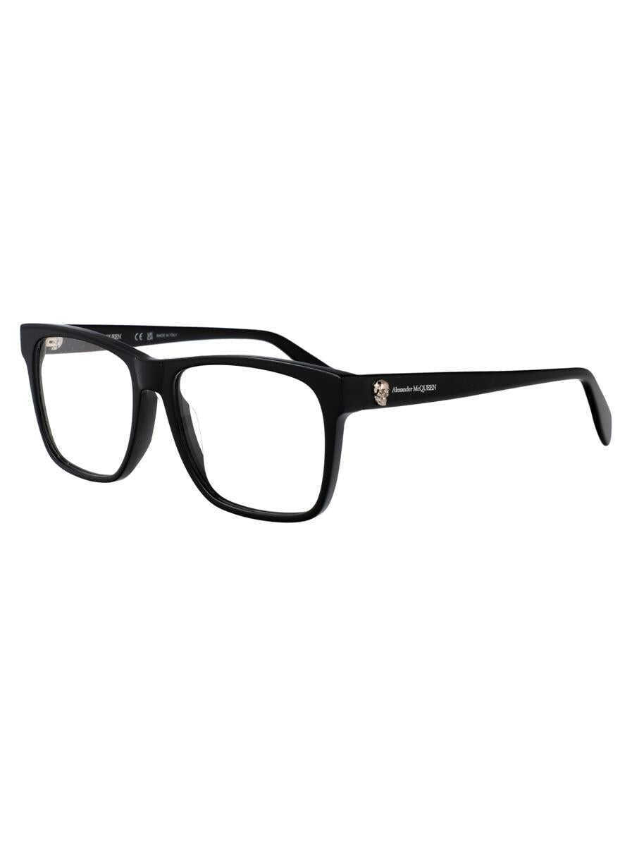 Ochelari de soare Alexander McQueen Alexander McQueen Optical 001 BLACK BLACK TRANSPARENT Barbati (BM 17547747) 2