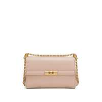 Genti de umar 'Marlene' Pink Shoulder Bag With Twist Lock In Leather Woman Femei