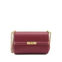 Genti de umar 'Marlene' Red Shoulder Bag With Twist Lock In Leather Woman Femei