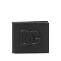 Portofele Black Bifold Wallet With Quilted Leather In Leather Man Barbati