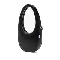 Genti de mana COPERNI Dama - Genti de mana COPERNI Mini Swipe Black Handbag With Logo Detail In Leather Woman Black Femei (BM 17548338) - B-mall.ro