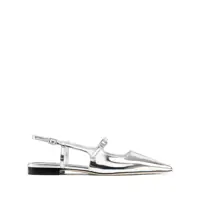 Balerini Jimmy Choo Didi Leather Slingback Pumps Femei