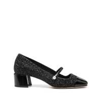 Pantofi cu toc Jimmy Choo Jimmy Choo Elisa 45 Glittered Leather Pumps