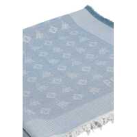 Esarfe Fendi Dama - Esarfe Fendi Fendi Silk And Wool Jacquard Shawl BLUE Femei (BM 17548863) - B-mall.ro
