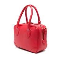 Genti de mana Golden Goose Dama - Genti de mana Golden Goose Vita Red Handbag With Laminated Logo In Grained Leather Woman RED Femei (BM 17548989) - B-mall.ro