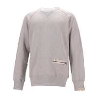 Pulovere Golden Goose Journey M'S Raglan Crew Neck Sweatshirt With Pocket Organic Cotton Fleece Contrast Stitching Barbati