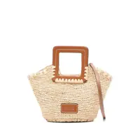 Genti de mana Staud Shirley Raffia Mini Bucket Bag Femei