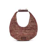 Genti de mana Staud Moon Raffia Tote Bag Femei