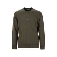 Pulovere Stone Island Crewneck Sweatshirt With 'Institutional Five' Print Barbati