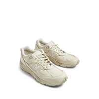 Sneakers pentru Barbati pagina 60 - Sneakers New Balance 991 Beige Panelled Sneakers With Logo Patch In Leather And Fabric Man WHITE Barbati (BM 17549502) - B-mall.ro