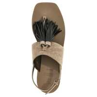 Sandale Brunello Cucinelli Dama - Sandale Brunello Cucinelli Brunello Cucinelli Precious Tassels Sandals GRAY Femei (BM 17549793) - B-mall.ro