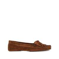 Mocasini 'Indiana' Brown Loafers With Fringes In Suede Woman Femei