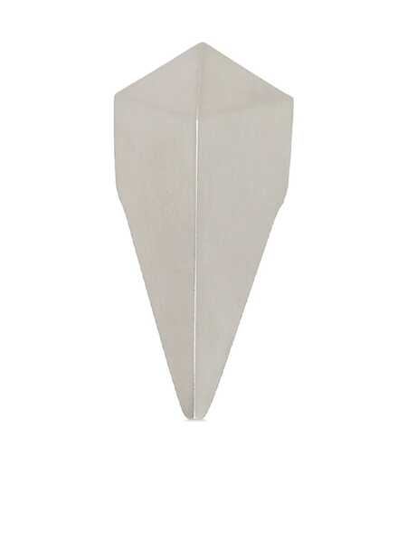 Bijuterii Rick Owens Metallic Ring With Pyramid Shaped Crystal In Brass And Hematite Man GREY Barbati (BM 17549973) 3