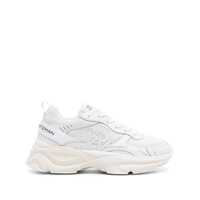 Sneakers White Sneakers With Logo Embroidery On The Side And Logo Patch On The Heel In Leather And Mesh Woman Femei