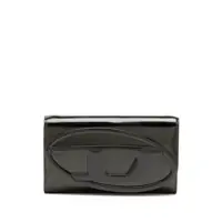 Genti de mana '1Dr' Black Belt Bag With Logo Plate In Leather Woman Femei