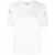 AMBUSH Solid Color Crew-Neck T-Shirt With Cut-Out Details White