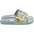 Versace Jeans Couture Slide Sandal With Logo WHITE