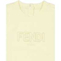 Topuri pentru Fete - Hanorace Fendi Sweatshirt YELLOW Fete (BM 17551417) - B-mall.ro