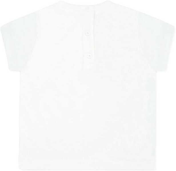 Tricouri Fendi Dyed Jersey T-Shirt WHITE Fete (BM 17551435) 2