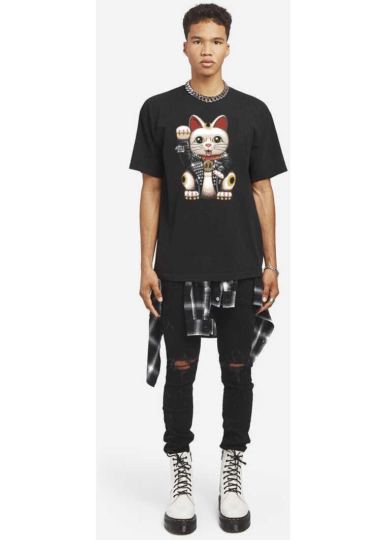 Tricouri DOMREBEL Lucky-Box-T Lucky Czarny Femei (BM 17551682) 1