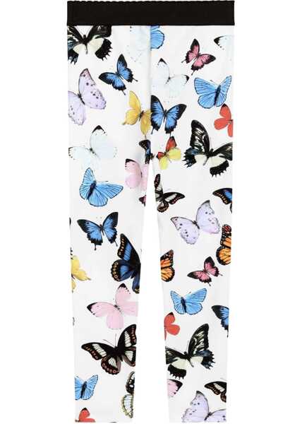 Pantaloni casual Dolce & Gabbana Leggings WHITE Fete (BM 17551717) 2