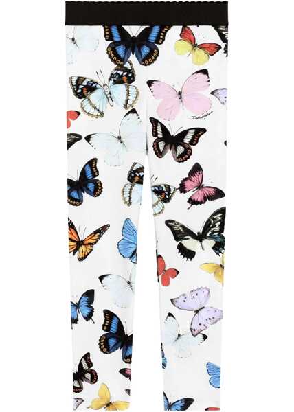 Pantaloni casual Dolce & Gabbana Leggings WHITE Fete (BM 17551717) 1