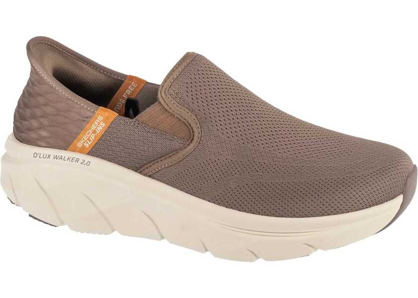 Sneakers SKECHERS Slip-ins: DLux Walker 2.0 - Reeler Brown Barbati (BM 17551843) 1