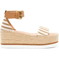 Espadrile Striped Glyn Sandals With Espadrillas Sole 7 Cm Femei