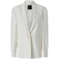 Sacouri Pinko White 'Umbrella' Blazer Femei