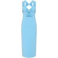 Rochii Rebecca Vallance Light Blue Fit Midi Dress Femei