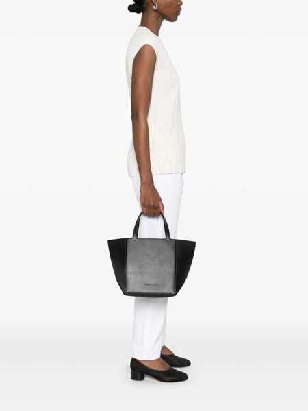 Genti de mana Michael Kors Michael Kors Calf Leather Tote Bag In Black Black Femei (BM 17553180) 2