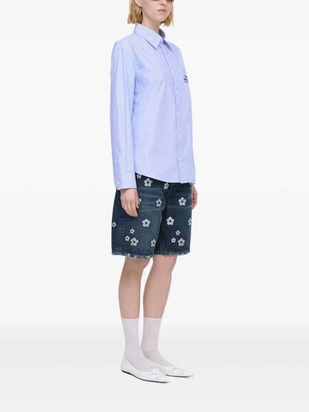 Camasi Marc Jacobs Marc Jacobs The Striped Shirt Shirt BLUE Femei (BM 17553234) 3