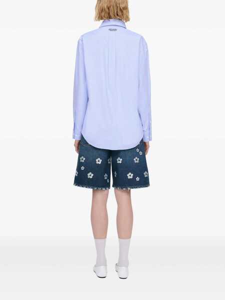Camasi Marc Jacobs Marc Jacobs The Striped Shirt Shirt BLUE Femei (BM 17553234) 4