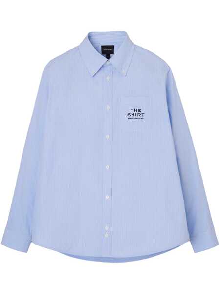 Camasi Marc Jacobs Marc Jacobs The Striped Shirt Shirt BLUE Femei (BM 17553234) 1