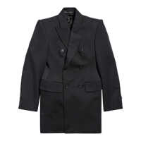 Sacouri Balenciaga Wool Double-Breasted Jacket Femei