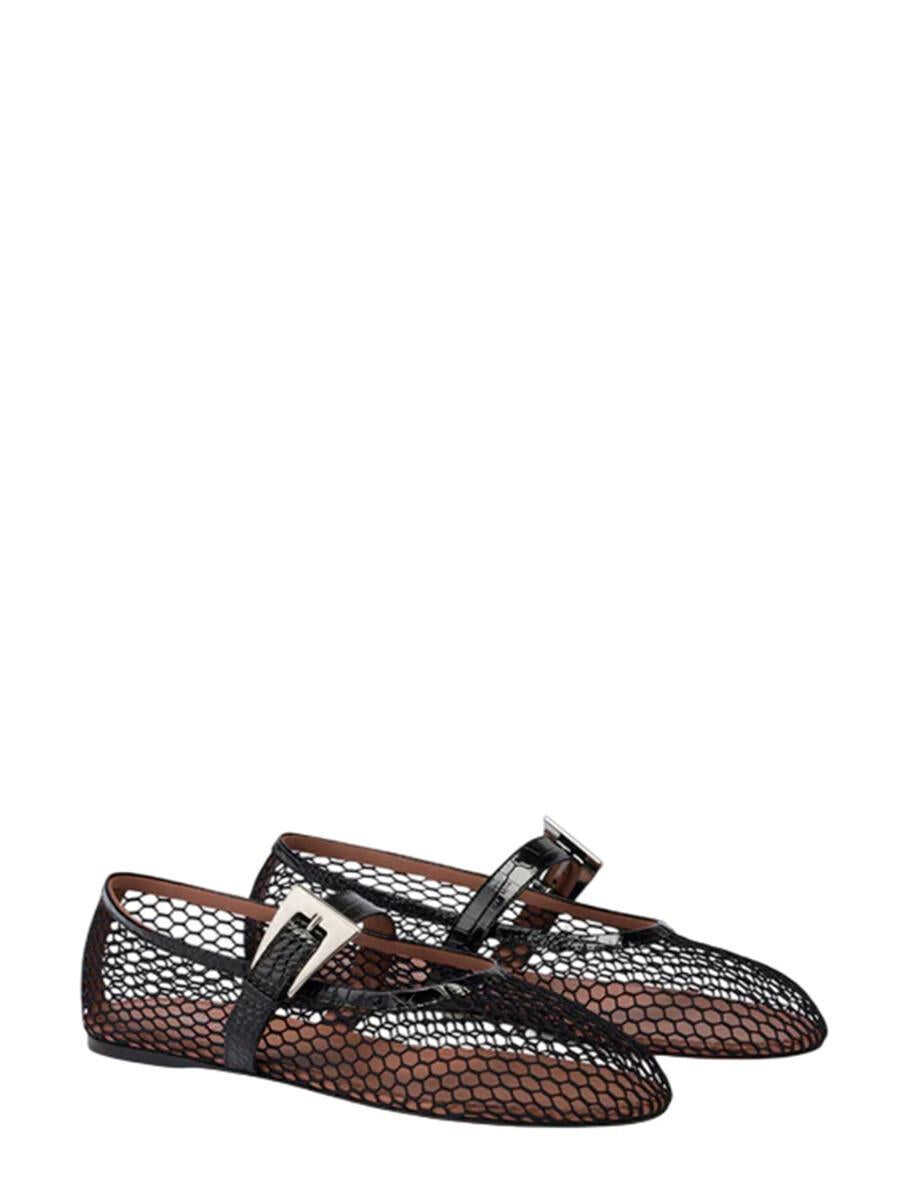 Balerini Paris Texas Paris Texas Sveva Buckle Ballet Flat Black Femei (BM 17554239) 2