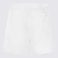 Pantaloni Mackage White Cotton Shorts Barbati