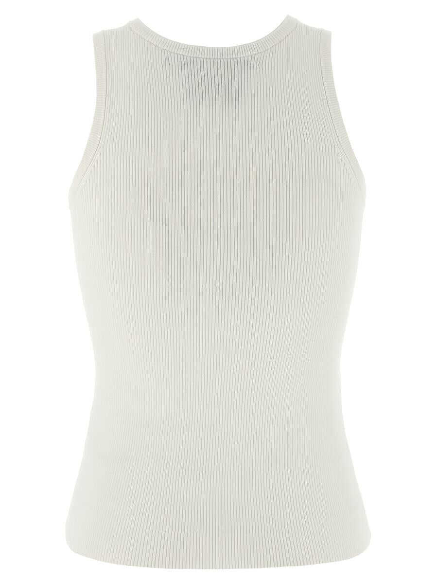 Topuri BERNADETTE Bernadette Knit Top WHITE Femei (BM 17555532) 2