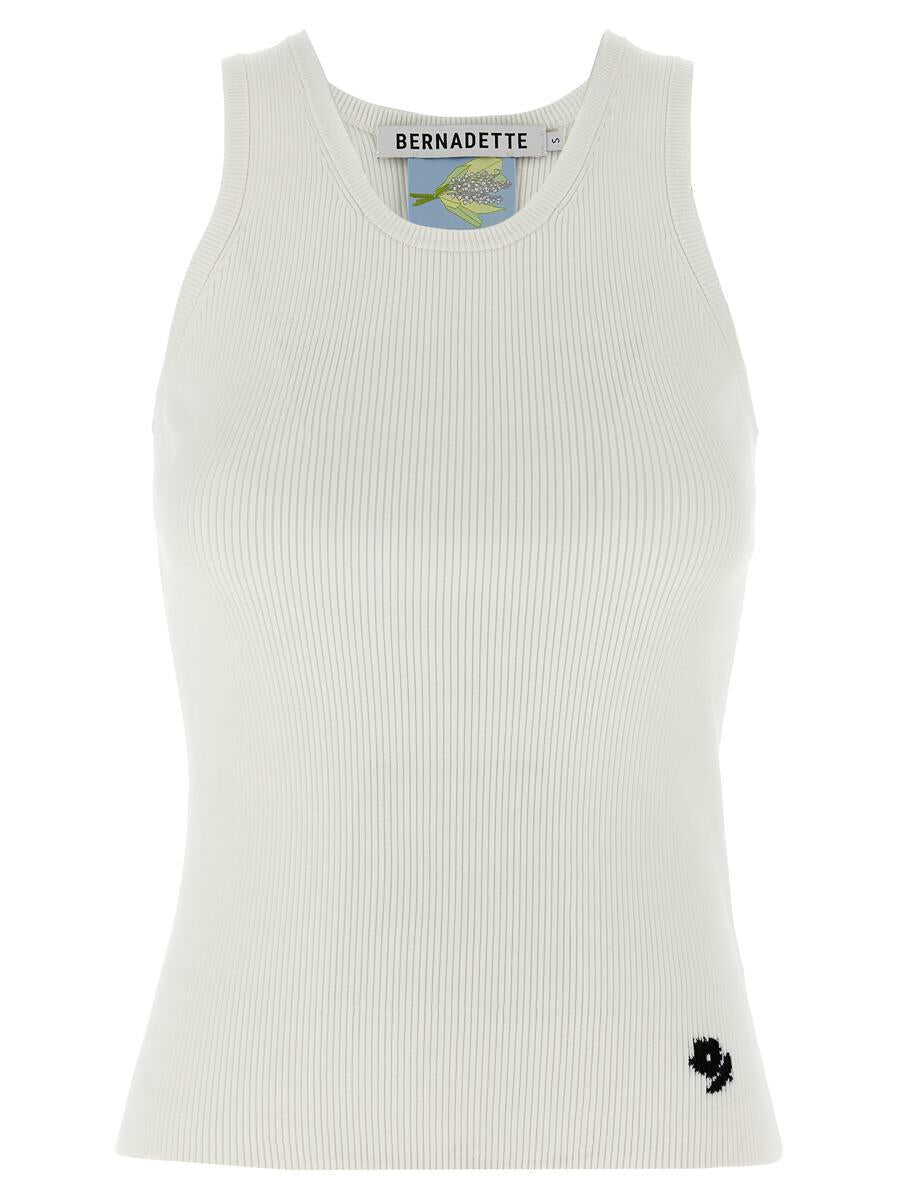 Topuri BERNADETTE Bernadette Knit Top WHITE Femei (BM 17555532) 1