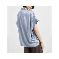 Camasi Brunello Cucinelli Dama - Camasi Brunello Cucinelli Brunello Cucinelli Silk Shirt GRAY Femei (BM 17555913) - B-mall.ro