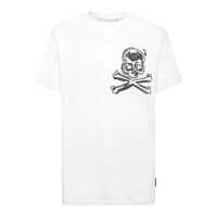 Tricouri Philipp Plein 'Skull & Bones' Print T-Shirt Barbati