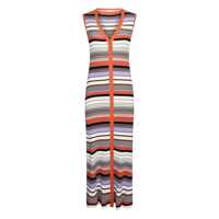 Rochii Liu Jo Liu Jo Multicolor Stripes Midi Dress