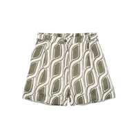 Pantaloni casual Liu Jo Liu Jo Green Pattern Ramie Shorts