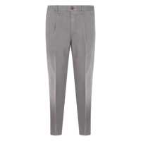 Pantaloni Incotex Grey Cotton Pants Barbati