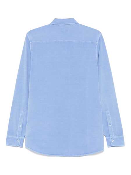 Camasi casual Fay FAY JERSEY TINTO FROSTED SHIRT Light Blue Barbati (BM 17557419) 2