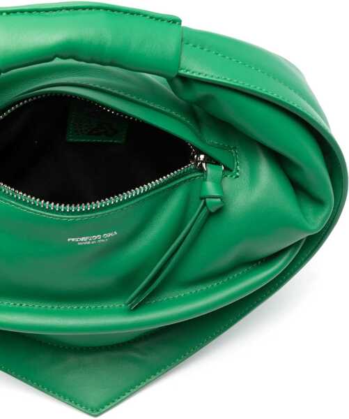 Genti de mana FEDERICO CINA Midi Cupcake Bag GREEN Femei (BM 17557630) 5