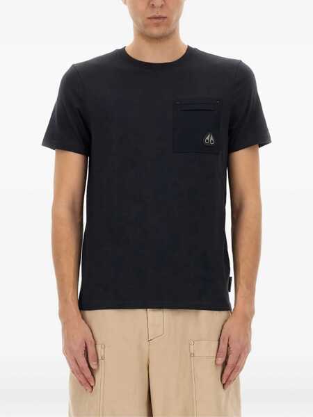 Tricouri Moose Knuckles T-Shirt Dalon BLUE Barbati (BM 17557750) 1