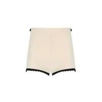 Pantaloni scurti ELISABETTA FRANCHI BUTTER BLACK SHORTS Femei