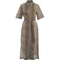 Rochii casual Chemisier with animal print Femei